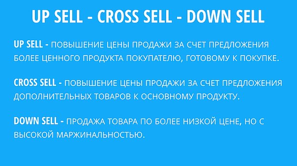 Crosssell vs upsell vs downsell